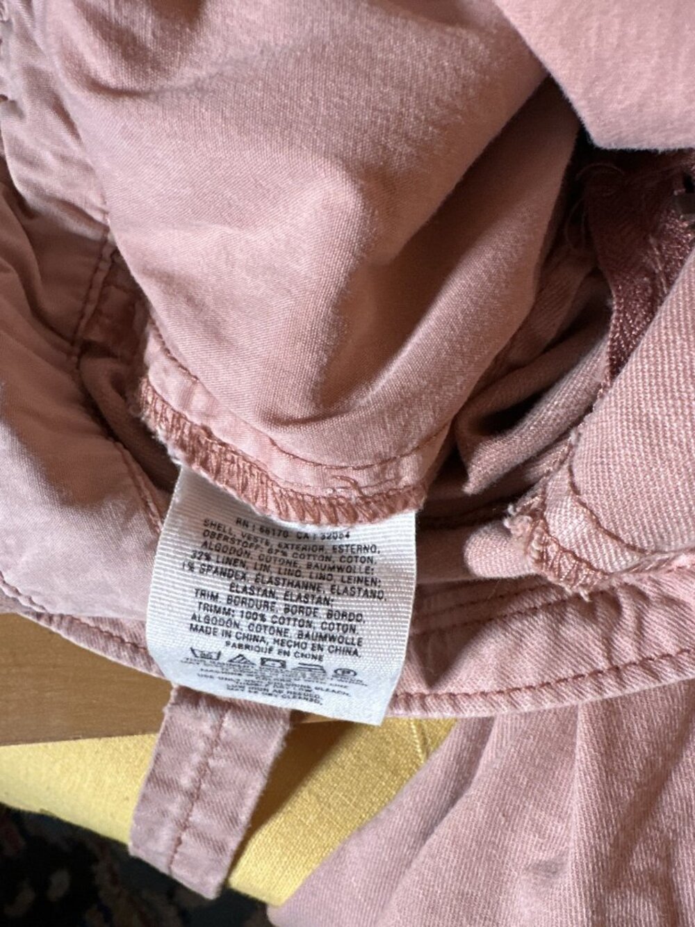 Pilcro and the Letterpress Anthropologie Blush Pink Strapless Jumpsuit 4P - Picture 8 of 8